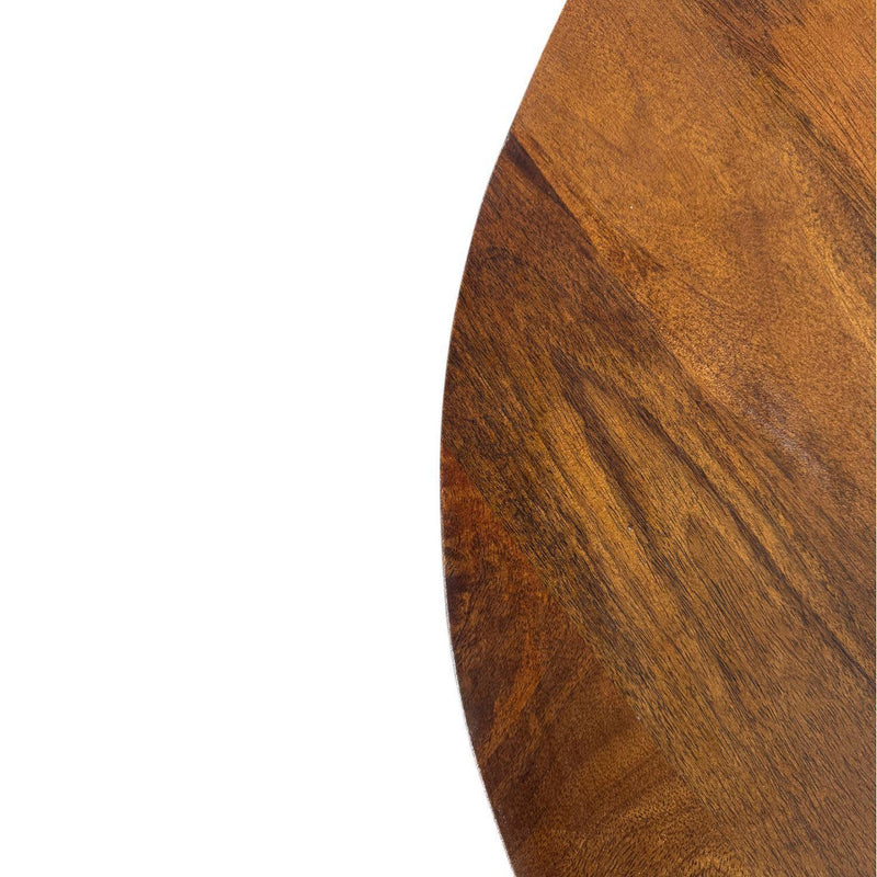 Round Drum Coffee Table (745571) - Chestnut