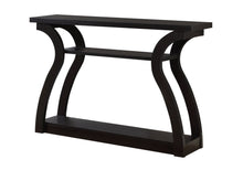 Load image into Gallery viewer, Floor Shelf Console Table With Storage - Espresso
