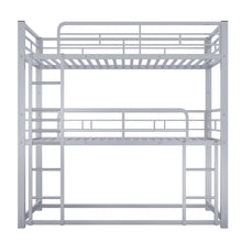 Load image into Gallery viewer, Triple Bunk Bed With Sturdy Construction And Space Saving Design
