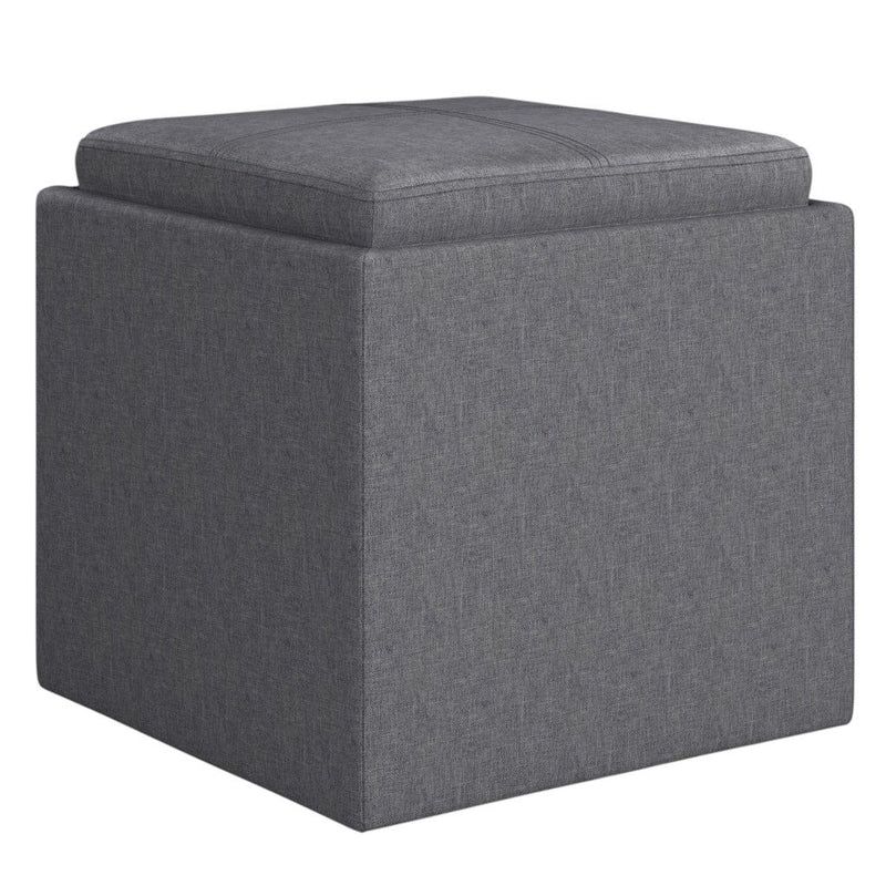 Storage Ottoman - Slate Gray