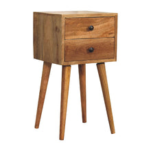 Load image into Gallery viewer, Mini 2 Drawer Nightstand
