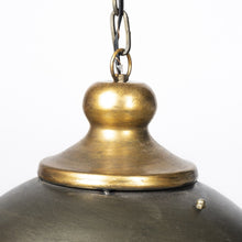 Load image into Gallery viewer, Rustic Ton Metal Dome Hanging Light - Copper Gold
