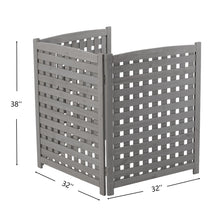 Load image into Gallery viewer, 3 Panel Outdoor Air Conditioner Fence Screen
