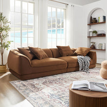 Load image into Gallery viewer, Nordic Modern Sofa With Removable Pillowcase, High Density Sponge Filling, 4 Throw Pillows

