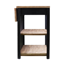 Load image into Gallery viewer, 44" Kitchen Island With Storage - Natural / Black
