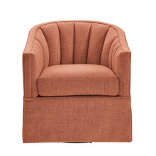 Load image into Gallery viewer, Solitude - Skirted Swivel Accent Chair With Hemp Like
