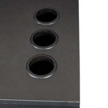 Load image into Gallery viewer, Wood Mirrored Two Drawer Vanity Table - Black
