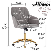 Load image into Gallery viewer, Adjustable Ergonomic Swivel Office Chair
