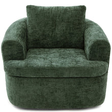 Load image into Gallery viewer, Modern Swivel Barrel Chair With Dual-Layer Cushion
