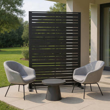 Load image into Gallery viewer, Three Panel Screen Room Divider (720037) - Black
