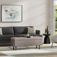 Load image into Gallery viewer, Shay - Large Square Coffee Table Storage Ottoman Mid-Century Style
