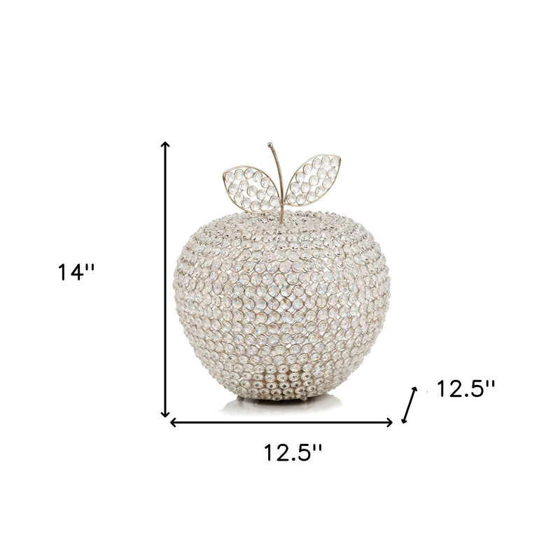 Apple Sculpture - Silver