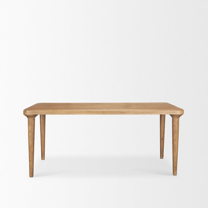Solid Wood Dining Table (727883) - Brown