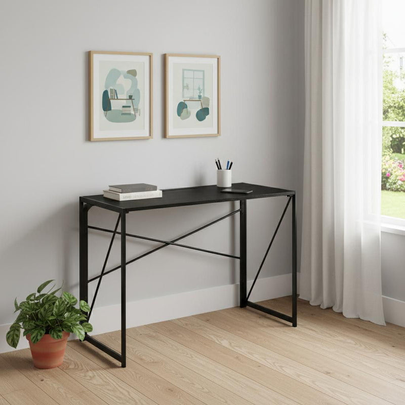 Stainless Computer Desk (568042) - Black