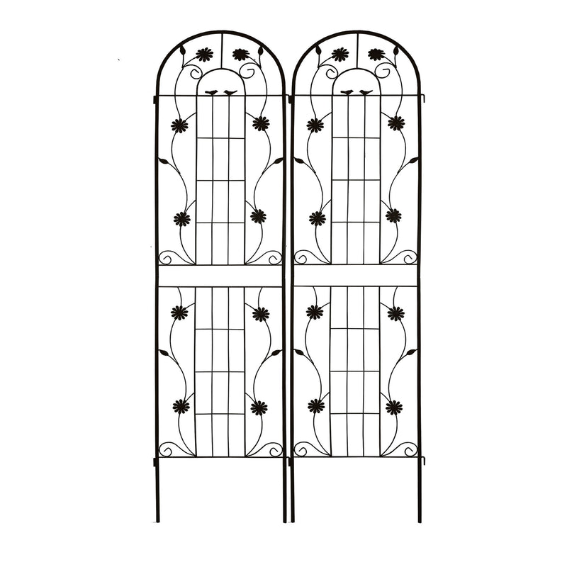 Metal Garden Trellis Rustproof Trellis For Climbing Plant Outdoor Flower Support