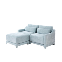 Load image into Gallery viewer, Stylish Sofa With Ottoman And Lumbar Pillows, Ergonomic Design
