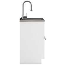 Load image into Gallery viewer, Metro - Laundry Cabinet &amp; Faucet And Stainless Steel Sink
