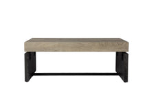 Load image into Gallery viewer, Chunky Wood With Iron Coffee Table - Natural / Black
