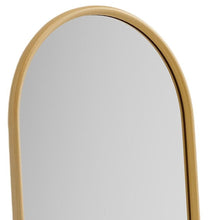 Load image into Gallery viewer, 71" Solid Wood Arch Freestanding Framed Full Length Mirror - Natural

