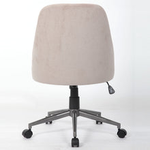 Load image into Gallery viewer, Enveloping Bucket Back Swivel Computer Chair For Home Decor - Beige
