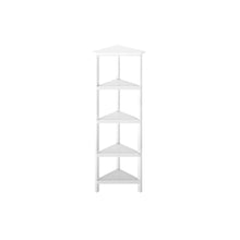 Load image into Gallery viewer, Corner Bookcase (379944) - White

