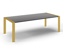 Load image into Gallery viewer, 95" Stainless Steel Dining Table - Gray / Gold
