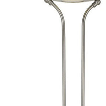 Load image into Gallery viewer, Led Torchiere Floor Lamp With Nickel Dome Shade - Nickel
