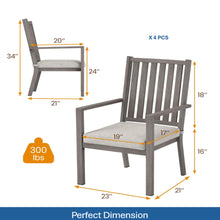Load image into Gallery viewer, Patio Dining Chairs With Thick Cushions
