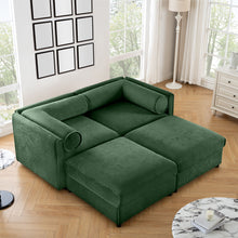 Load image into Gallery viewer, Contemporary Elegant Sofa With Storage And Ottoman
