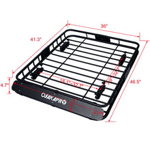 Load image into Gallery viewer, Motoring Rooftop Cargo Carrier Basket Steel, Universal Fit Roof Rack
