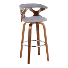 Load image into Gallery viewer, Gardenia - Mid Century Modern Fixed Height Barstool With Swivel With Round Footrest (Set of 2)
