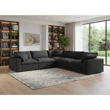 Load image into Gallery viewer, Blend Modular L Shaped Five Piece Corner Sectional - Black
