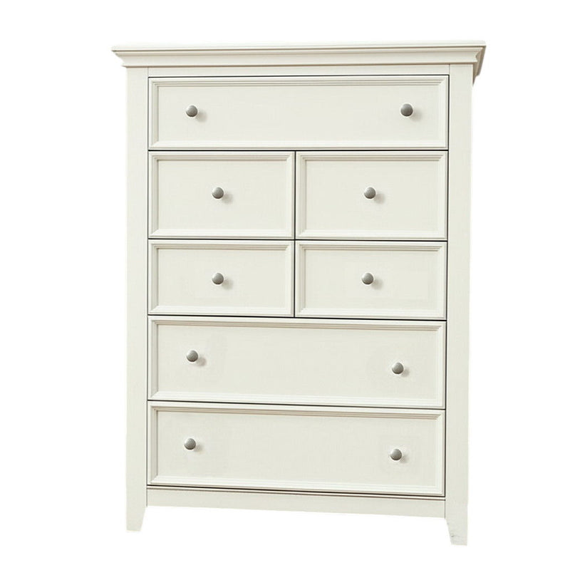 Solid Wood Dresser - White