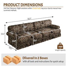 Load image into Gallery viewer, Luxuriously Comfortable Cloud Couch Sofa With Elegant Rolled Arms &amp; Pleated Skirt Design
