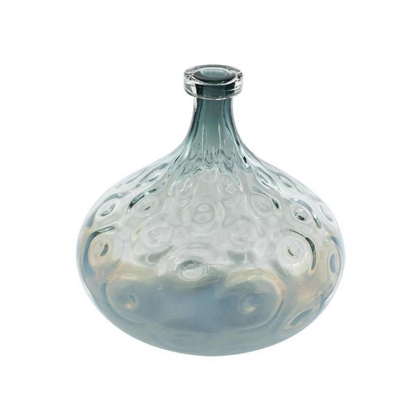 Hammered Table Vase - Light Blue