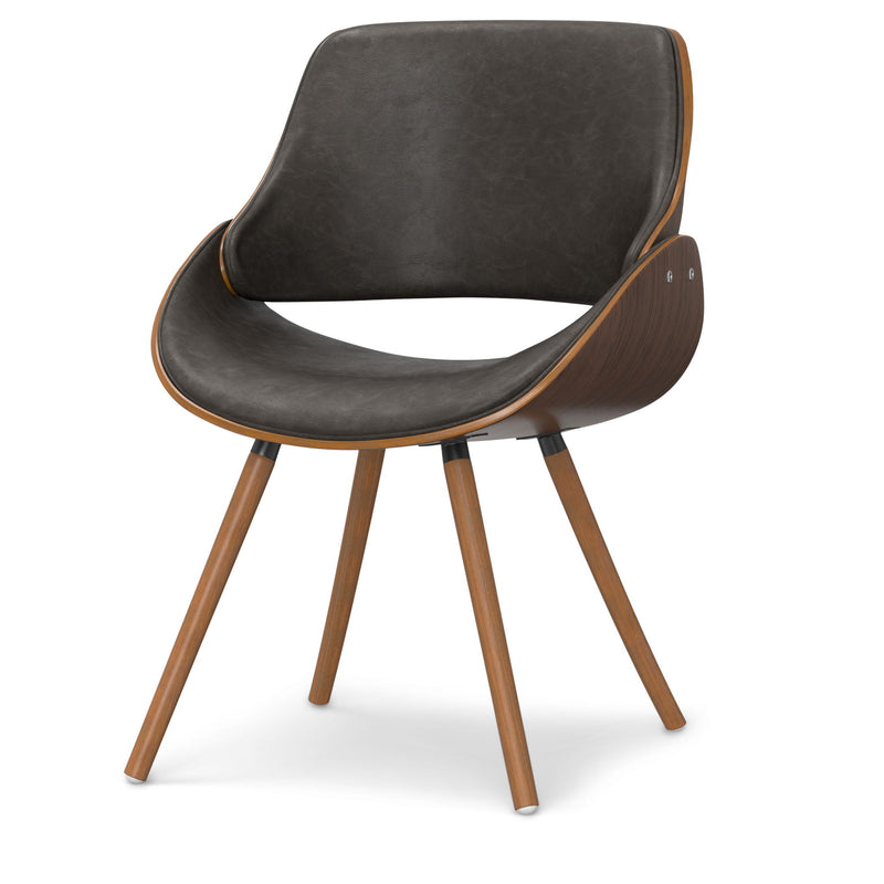 Wood Dining Parsons Chair - Brown / Walnut