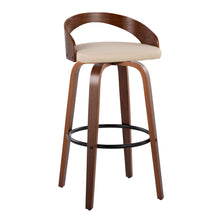 Load image into Gallery viewer, Grotto - Mid Century Modern Fixed Height Barstool &amp; Swivel With Round Footrest (Set of 2)
