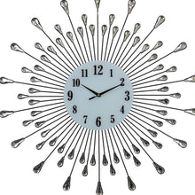 Load image into Gallery viewer, Silent Analog Round Wall Clock - Silver / White
