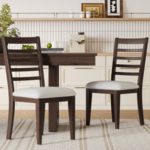 Load image into Gallery viewer, Upholstered Armless Chairs With High Ladder Back
