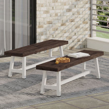 Load image into Gallery viewer, Tranquilizer - Outdoor Acacia Wood Bench With Slat Panel Design
