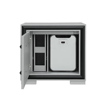 Load image into Gallery viewer, Adelaide - Nightstand With Cooler And Speaker - Gray / Black
