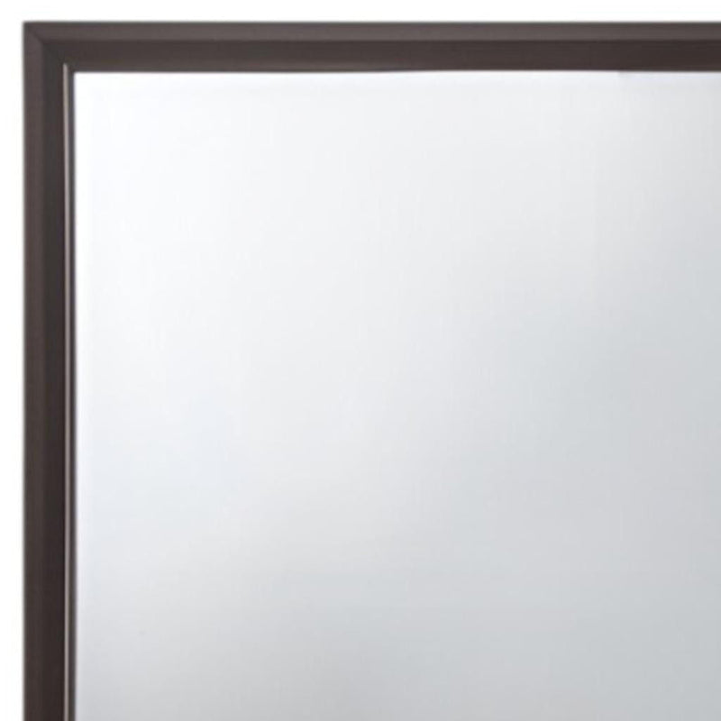 35" Mounted Dresser Mirror - Espresso