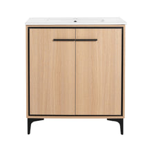 Load image into Gallery viewer, Modern Bathroom Vanity Base With Basin And Storage Cabinet
