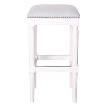 Load image into Gallery viewer, Square Stool With Upholstered Seat
