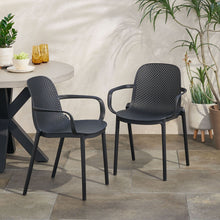 Load image into Gallery viewer, Roxanne - Outdoor Stacking Dining Armchair (Set of 2)
