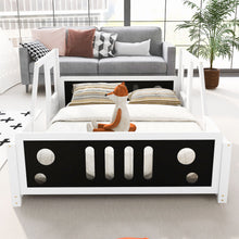 Load image into Gallery viewer, Classic Car Shaped Platform Bed With Wheels
