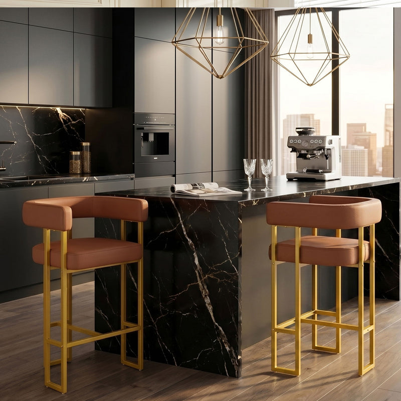 Modern Counter Height Bar Stools With U - Shaped