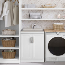 Load image into Gallery viewer, Kyle - Laundry Cabinet &amp; Faucet And Stainless Steel Sink
