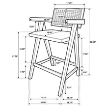 Load image into Gallery viewer, Remy - Bar Chair (Set of 2) With Upholstery - Walnut
