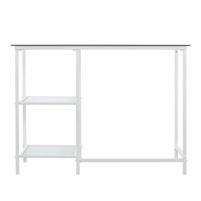 Writing Desk (402045) - Clear / White